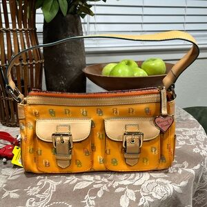 Orange dooney & bourke purse